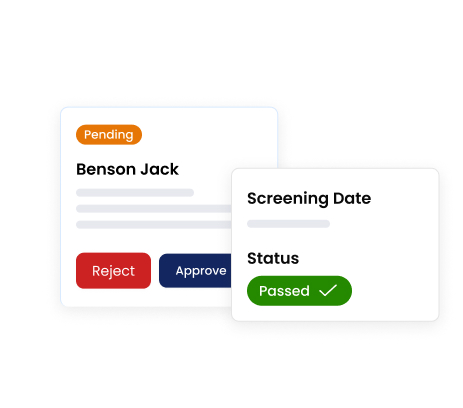 Lease and tenant management mockup